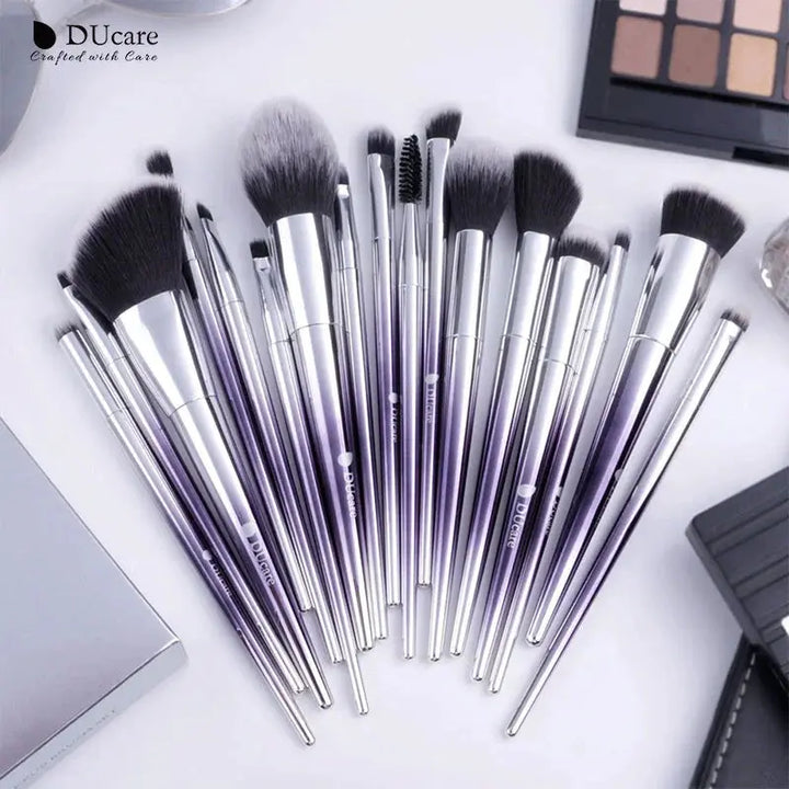 DUcare Makeup Brush Set 17Pcs Slay Co INTL